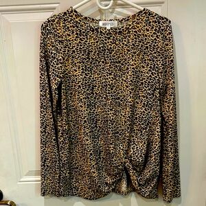 Animal Print Women's Top S
